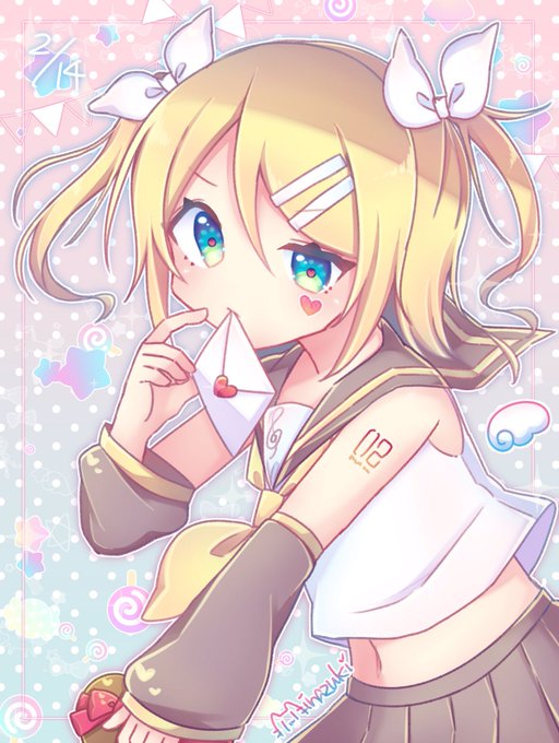 バレンタイン リンちゃん✉?❤
#鏡音リン 