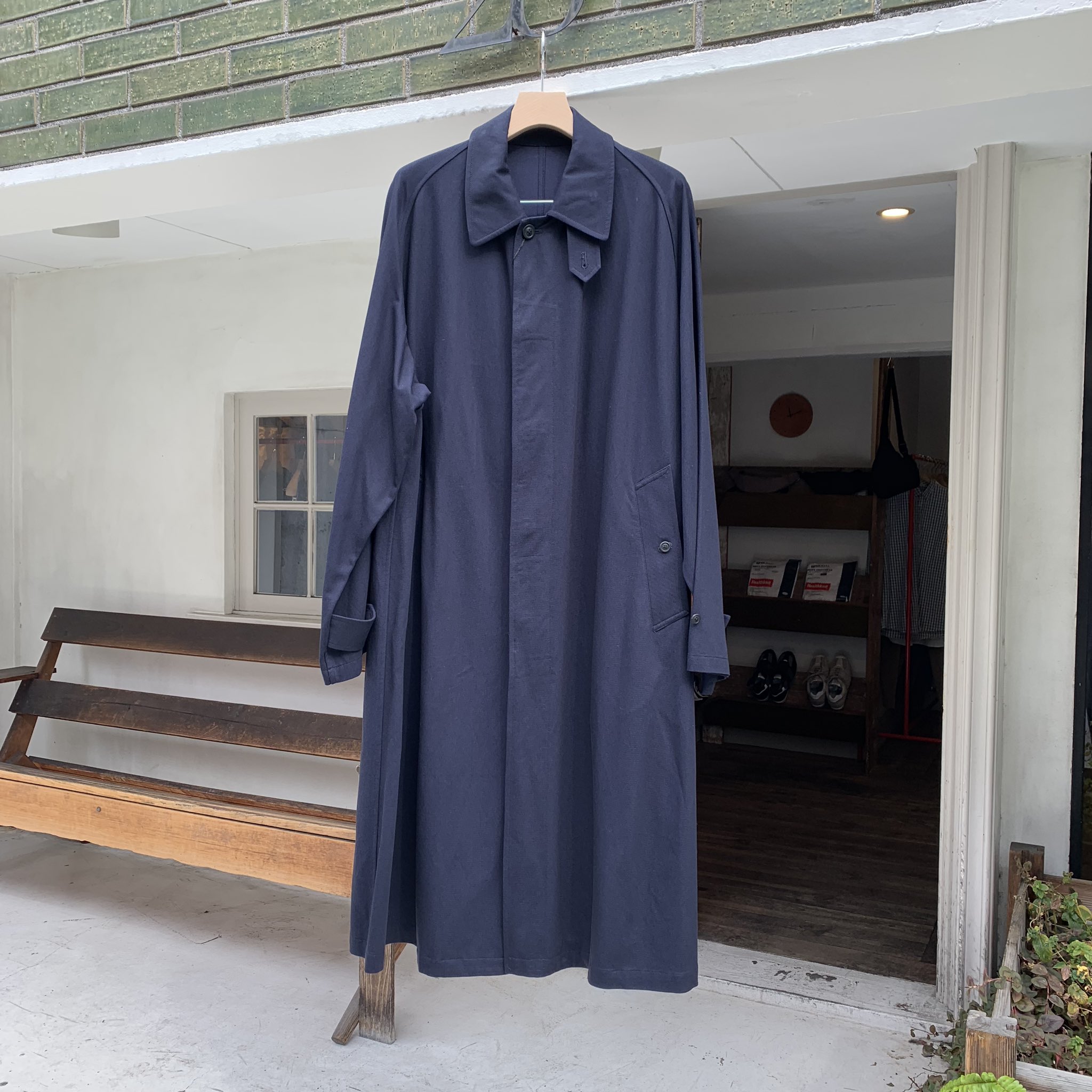 ジャケット・アウター URU RAYON/COTTON BALMACAAN COAT for 1LDK URU RAYON/COTTON BALMACAAN COAT for 1LDK