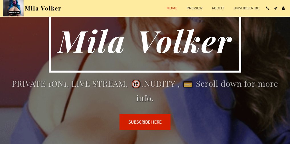 Volker leak mila sofydenton onlyfans