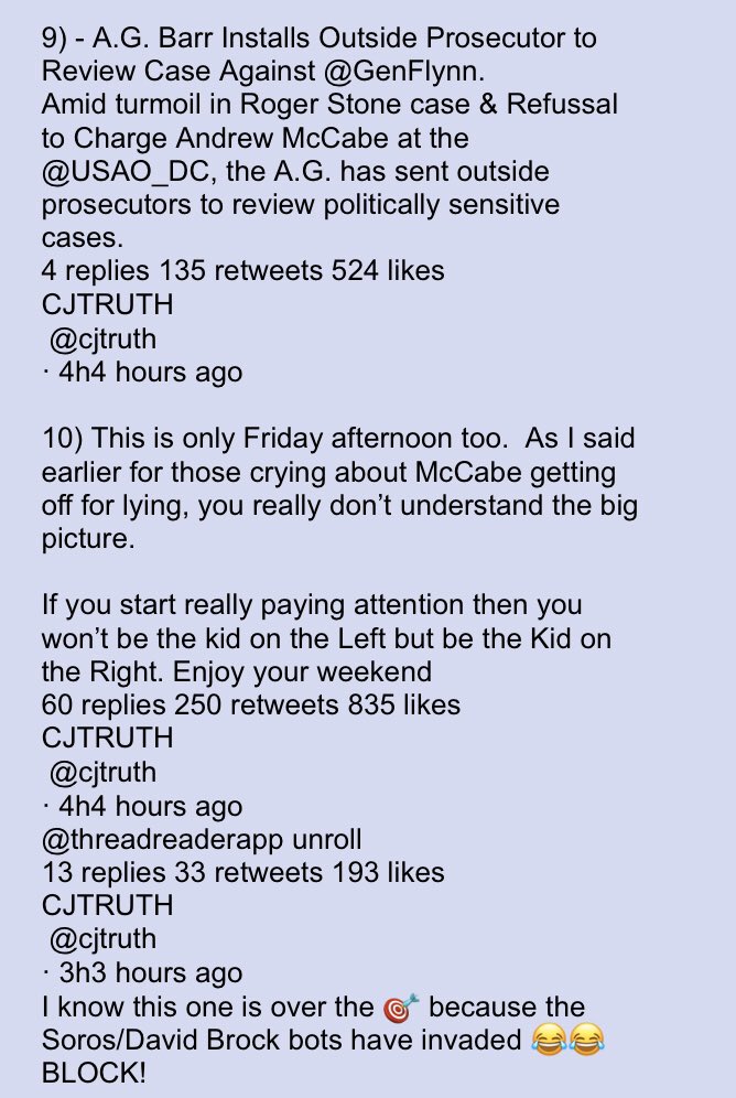2runtherace's tweet photo. CJTruth twitter thread posted by Q!!
#QResearchNotable
#QAnon
@cjtruth 
@realDonaldTrump https://t.co/rIy8f5eGhW