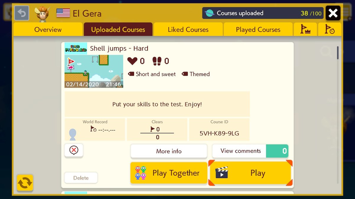 #Teamshell #SuperMarioMaker2 #NintendoSwitch