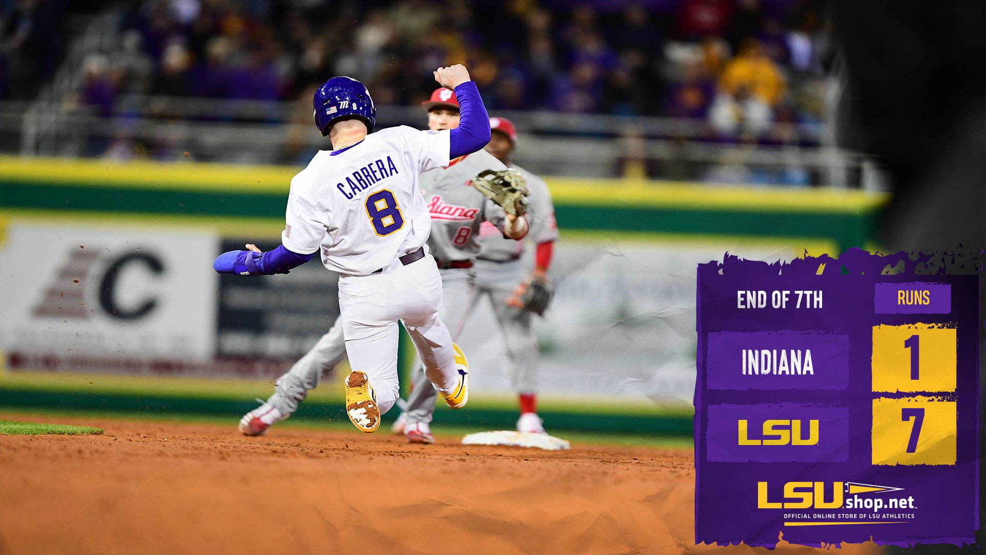 LSU Baseball on Twitter "End 7 Three up, three down for the Tigers.…