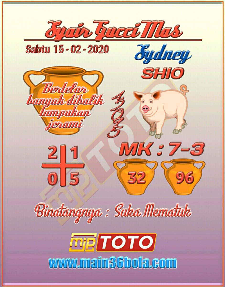 hernisan2's tweet photo. Syair Sydney hari ini
#mastertogel #togeljitu4d #togelhongkong #togeljitu #togelonline #prediksitogel #togeterpercaya #togelsidney #prediksidney #prediksihongkong #agentogel #togeljitu4d #togelhongkong #togelonline #jitutogel #angkajitu #mjptoto #mjptogel https://t.co/f9ruM3Gjzz