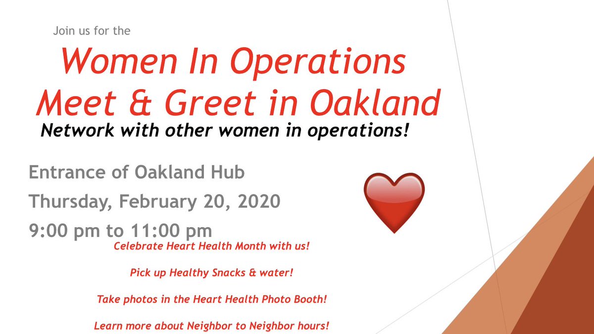 Join us for another networking opportunity  ❤️📦❤️ <a href="/WomenNor/">Nor Cal Women’s Leadership Development</a> <a href="/NorthCalUPSers/">NorthCalUPSers</a> <a href="/SoCalSoUS/">SoCal - Women in Operations</a>