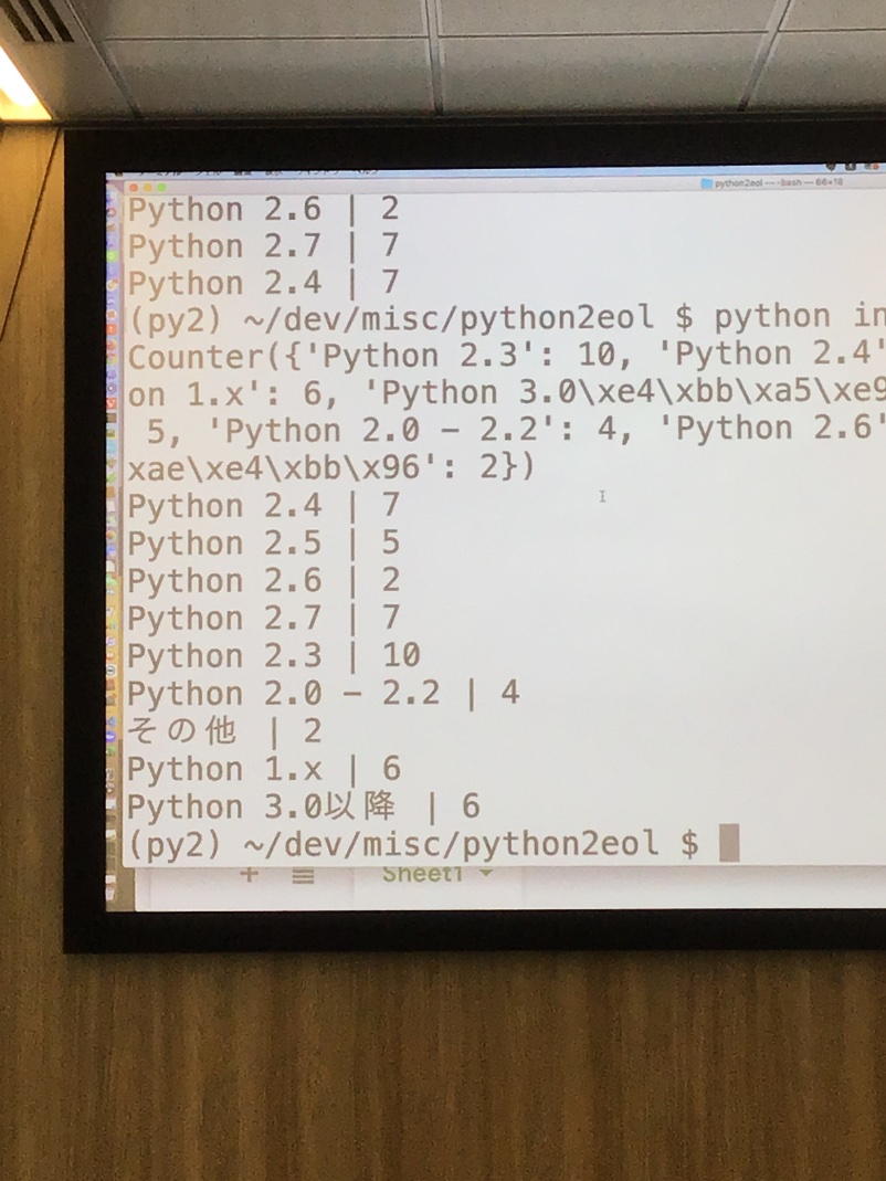 Python 2 EOL party in Tokyo (3ページ目) - Togetter