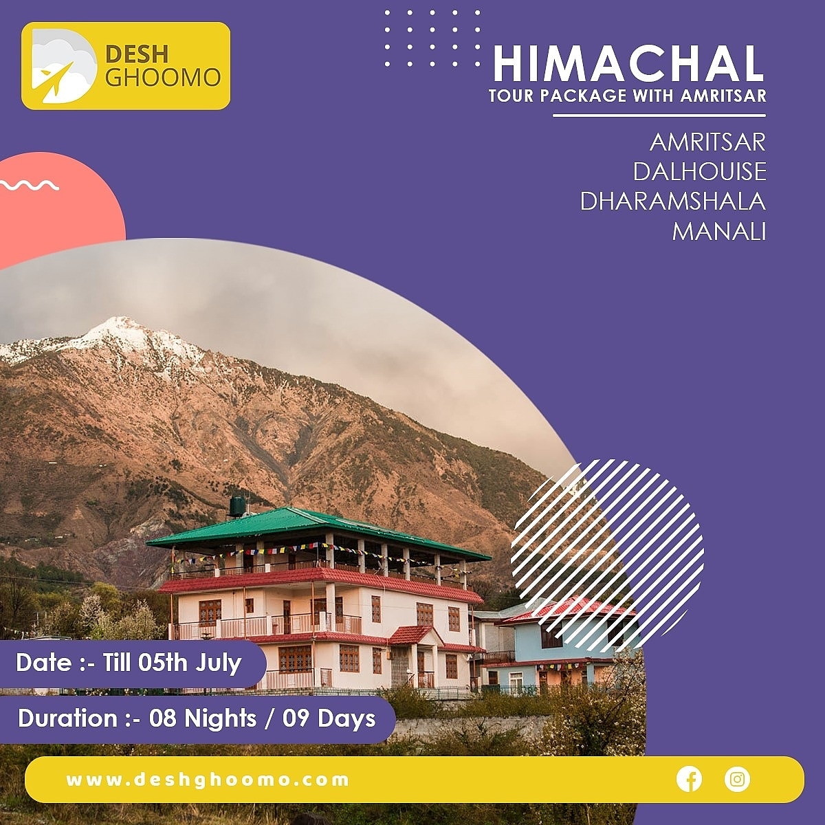 deshgoomo's tweet photo. Enjoy the breeze of Himachal by joining us for this exciting tour.

https://t.co/ROR101ePzd 

Contact = +91-9923895919

#himachal #indiatour #travelindia #tripplan #northindia #Tours #travels #travellover @deshghoomo https://t.co/bNmty9tGo0
