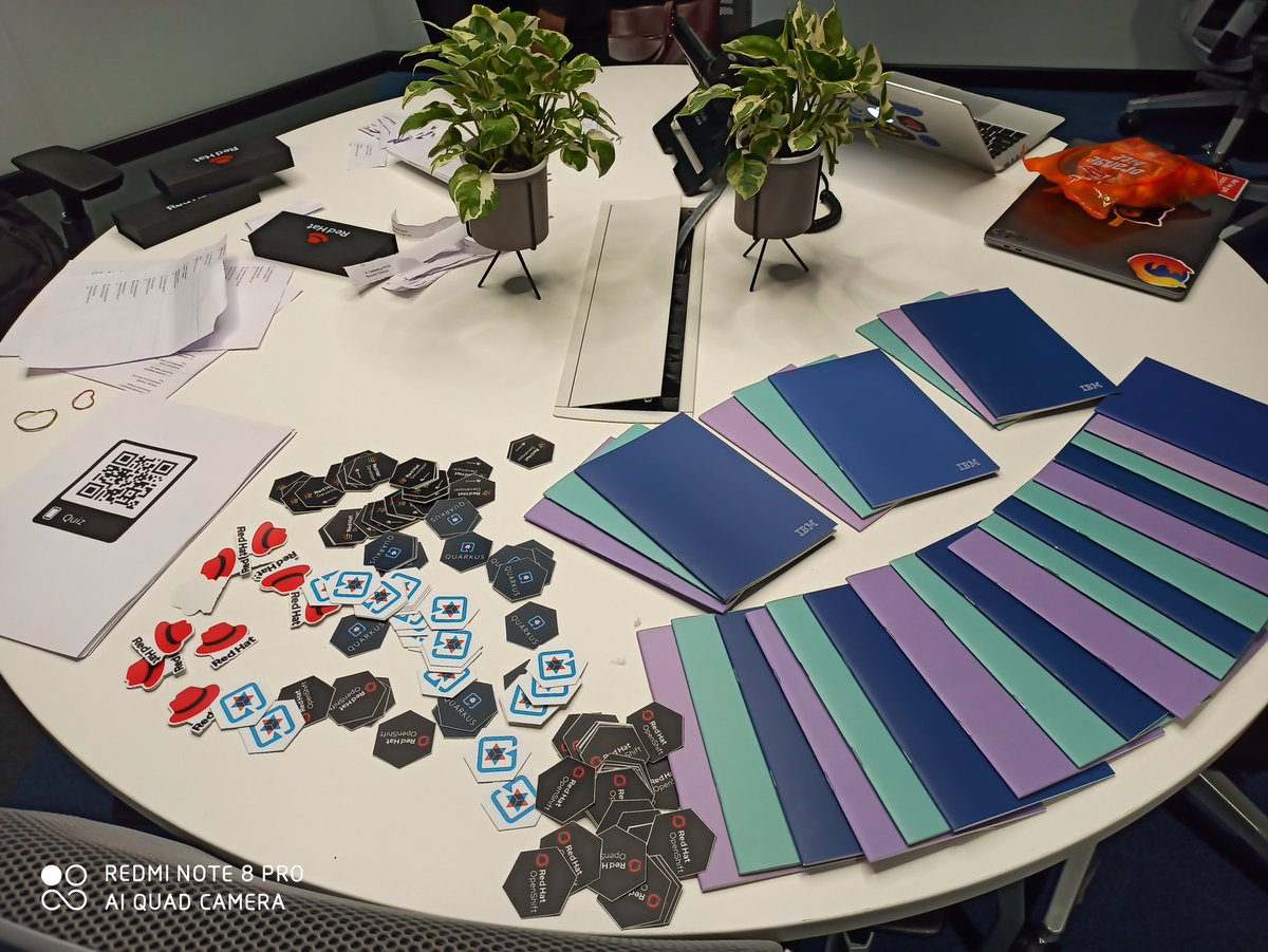 _Debjani's tweet image. All set for Appsody and Quarkus! meetup.com/IBMDevConnect-… @dinogun @kamesh_sampath @MamathaBusi @priyamallya @meerajayaram @rhdevelopers @IBMDeveloper #IBMdeveloper #RedHat @rachanavishwa @smalathi