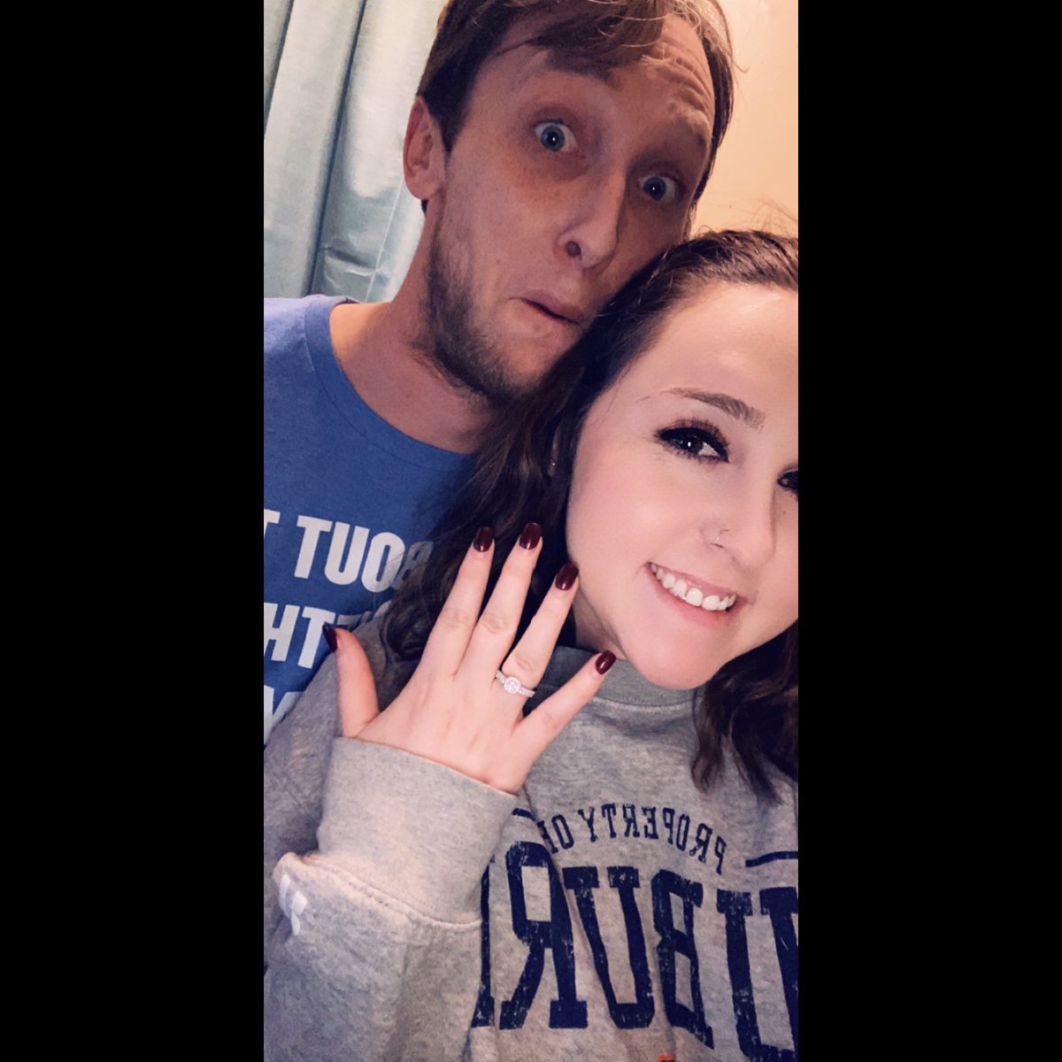 DestinyySears's tweet photo. We Traded In My Promise Ring For An Engagement Ring! @Wes_Sears 

WE’RE GETTING MARRIED! 💍♥️
#SoonToBeSears https://t.co/QgwYHKj6gf