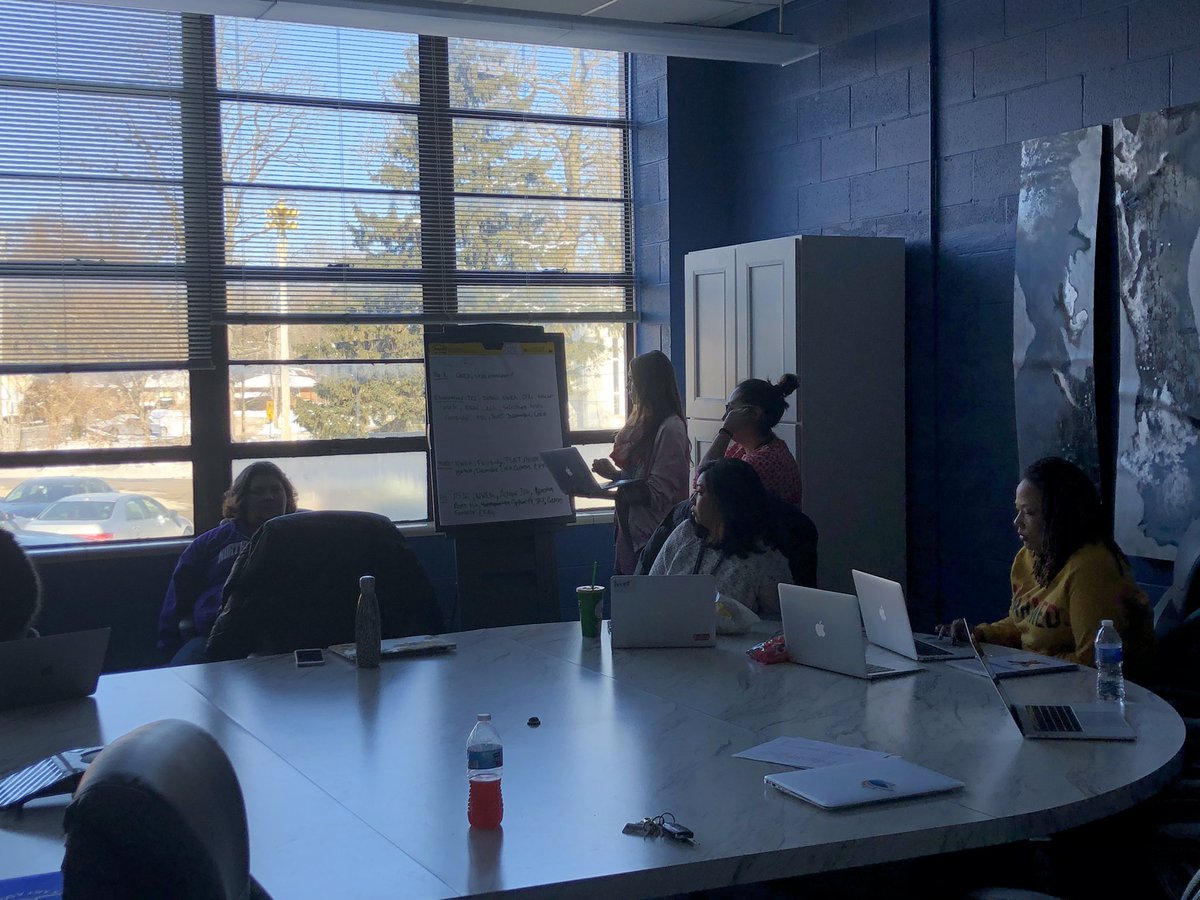 rhawki9_edu's tweet photo. Great day of collaboration with #TeamMTSS and the Psychs! Refining our Tier 2! @WaukeganSchools @jazzfalife #AASA_SEL #teachertwitter https://t.co/nY7S3RhGhf