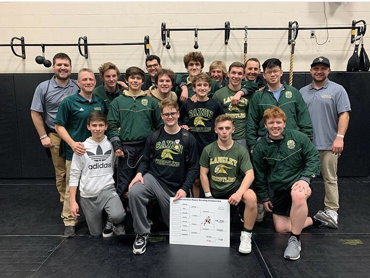 7 athletes advance to the state tournament. Congrats Caleb Womack and Alex Woltman our first regions champs of the decade! <a href="/langleysports/">langleysports</a> #hail