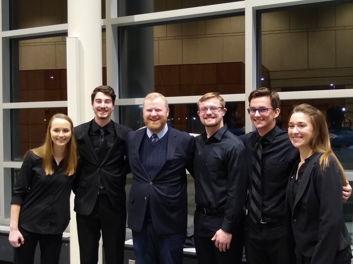 OGormanBand's tweet photo. Congrats to these OG Band alumni on a FANTASTIC concert with the SDSU Wind Symphony. An incredibly moving performance. Amazing things happen when you keep making music beyond high school! @SDSU_PrideBand @jwconductor https://t.co/0C3FmUIwhQ