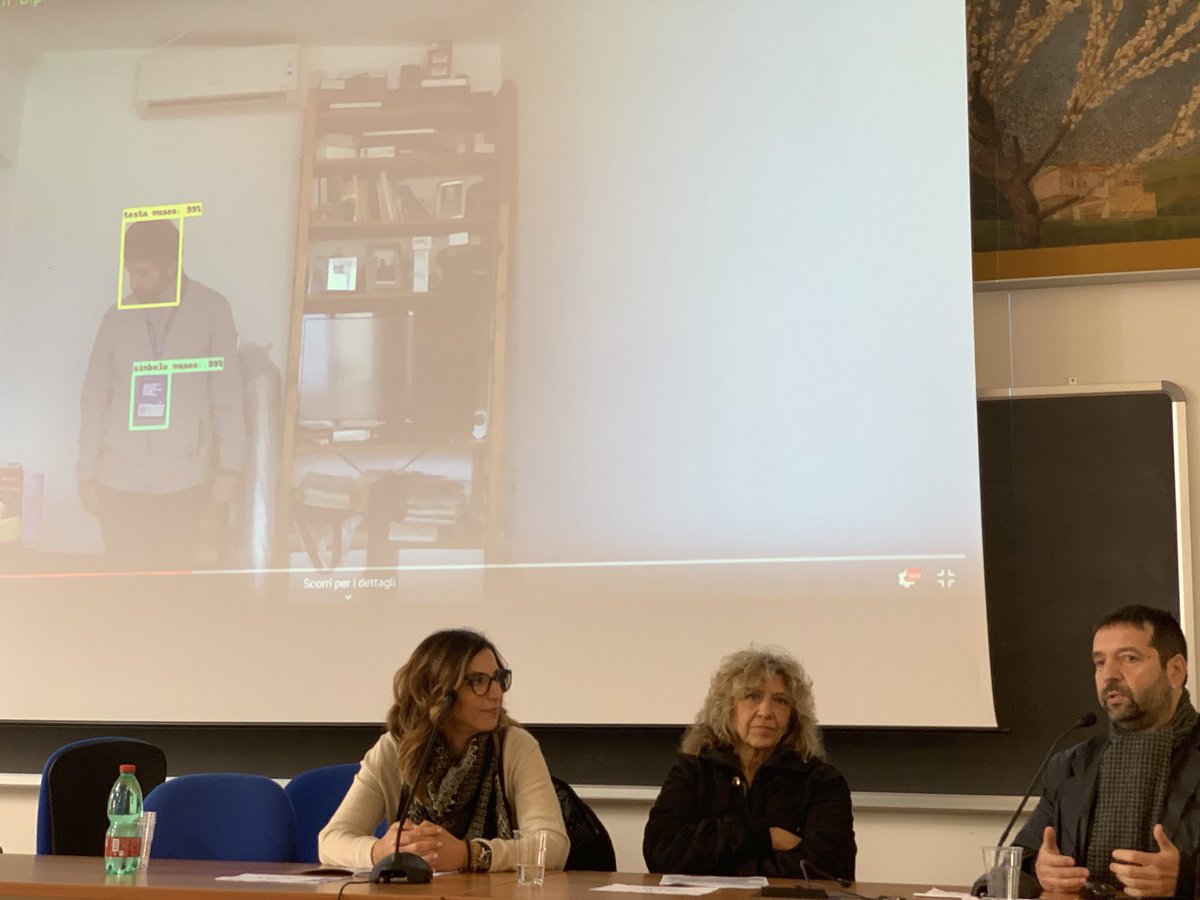 Mauro Mezzini participating at #inclusivememory conference presenting the face recognition using tensorflow realized within the #IMproject <a href="/AntonellaPoce/">Antonella Poce</a> <a href="/UnivRoma3/">Università Roma Tre</a> <a href="/CMuseale/">Centro Didattica Museale</a>