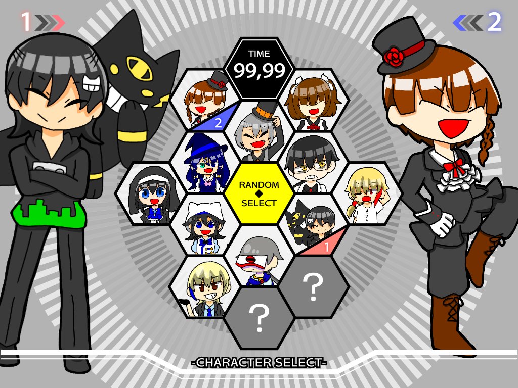 70以上 キャラクター選択画面 素材 キャラクター選択画面 素材