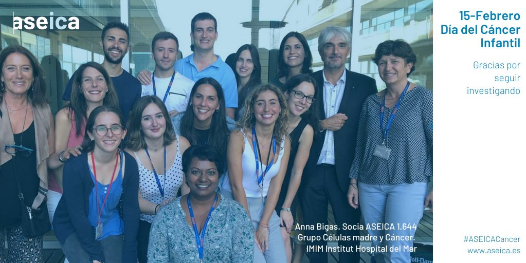 🔬“Investigamos la resistencia a quimio en pacientes de T-ALL. Esta leucemia afecta sobre todo a niños y aunque un 80-90% responde a tratamiento, en recaída hay pocas opciones terapéuticas”

▶️ Dra. Anna Bigas @imimat <a href="/hospitaldelmar/">Hospital del Mar</a> <a href="/ASEICAnews/">ASEICA</a> #DiaInternacionaldelniñoconcancer