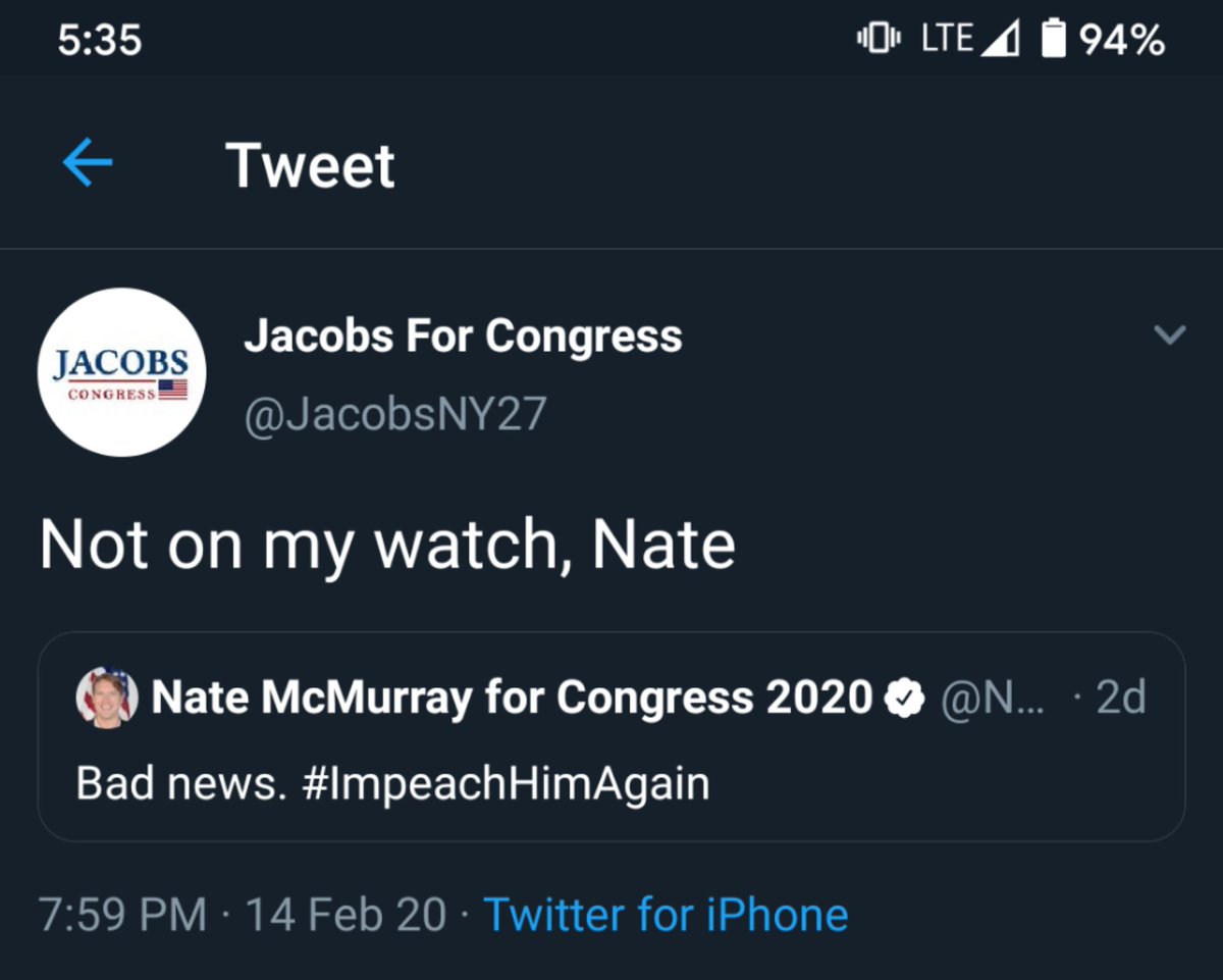 JosephMShepard's tweet photo. @Nate_McMurray &amp; @JacobsNY27 are running for NY 27 and they are bickering over @POTUS. Can we please focus on state issues and not who is or isn't gonna kiss Trump's ass? 

@Leadermeister https://t.co/LevVUdi208