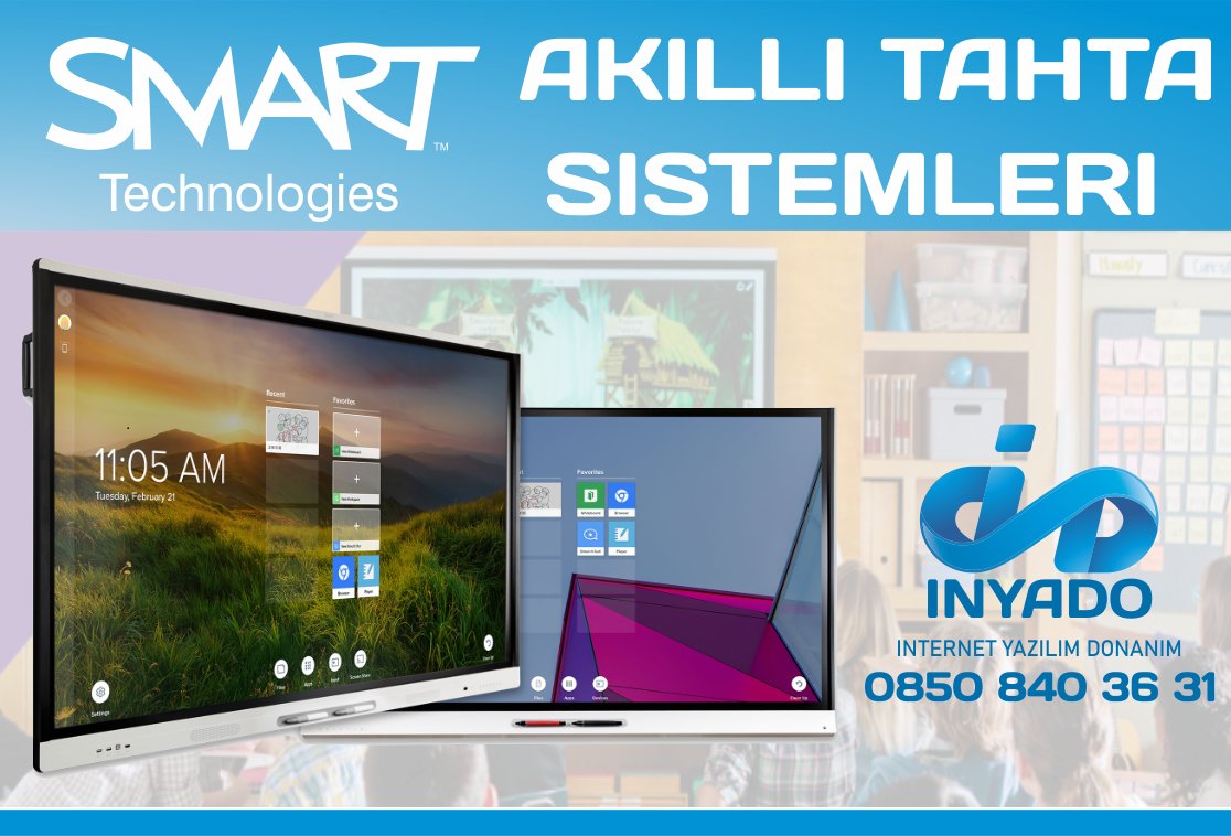 inyado's tweet photo. #Kalite tesadüf değildir. Smart akıllı tahta sistemleri #yetkili bayi.

@inyado #Internet #yazılım #donanim
#onlinesınavbaşvuru #ölçmedeğerlendirme #akıllıtahtasistemleri #öğrencitakipsistemleri #bilgisayarsistemleri #networksistemleri #mobiluygulama https://t.co/GIFlRF225z