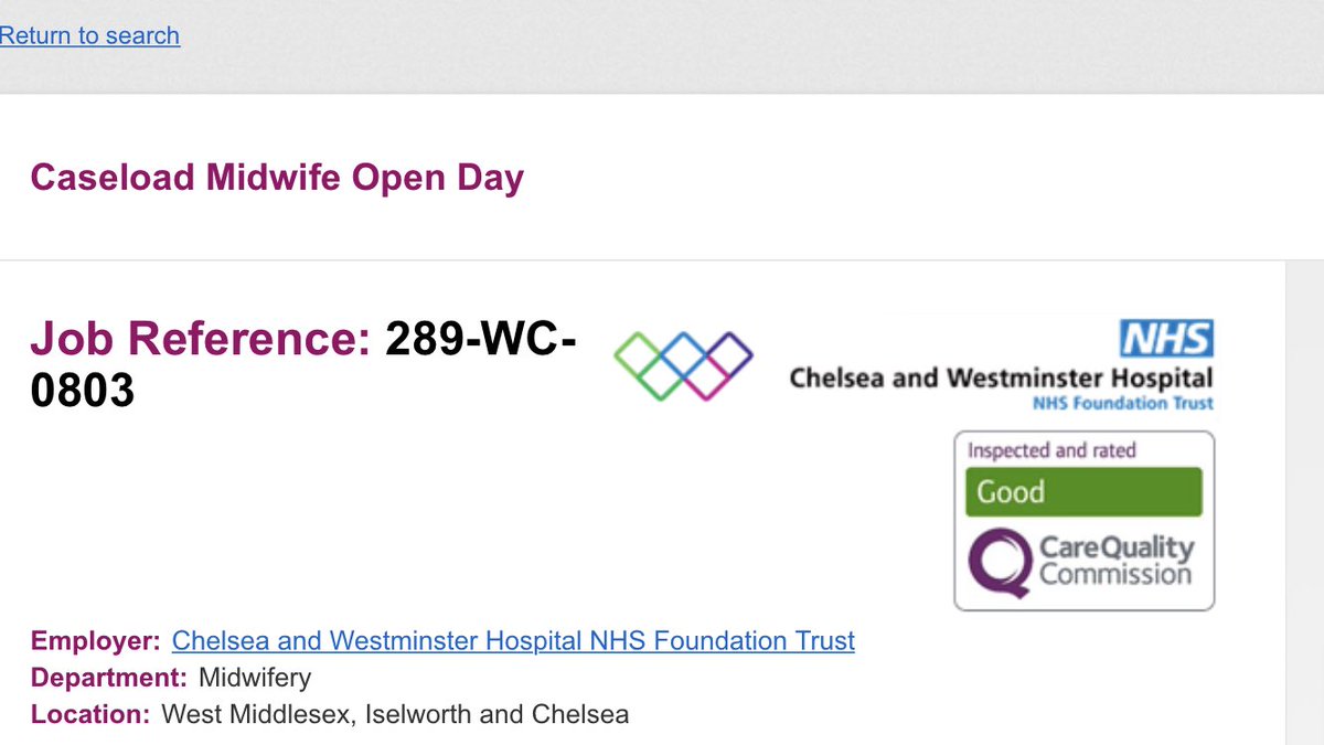 Victoria Cochrane MBE (@ihpch) on Twitter photo Team amethyst caseload team- looking after a geographical area of women. Currently 3 midwives determined to launch and committed. Please see the advert currently on NHS jobs for this team. Get in touch with me if you are interested <a href="/ChelwestFT/">Chelsea and Westminster Hospital</a> <a href="/WestMidHospital/">West Middlesex University Hospital</a> Team amethyst caseload team- looking after a geographical area of women. Currently 3 midwives determined to launch and committed. Please see the advert currently on NHS jobs for this team. Get in touch with me if you are interested <a href="/ChelwestFT/">Chelsea and Westminster Hospital</a> <a href="/WestMidHospital/">West Middlesex University Hospital</a>