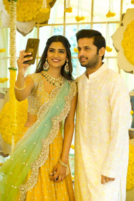 Nithin engagement pics latest