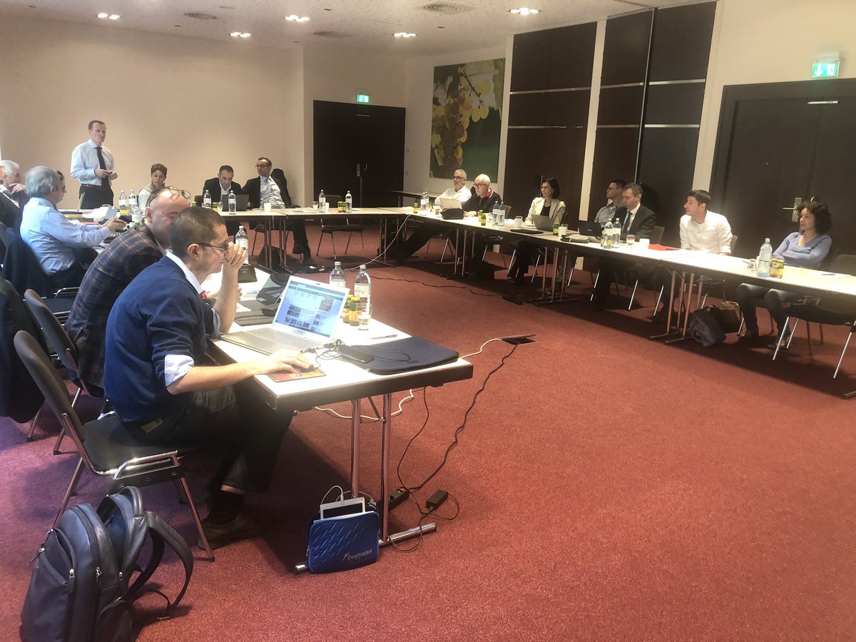 The Steering Committee at ESNM at the yearly meeting. The society is growing and have devoloped excellent courses and guidelines with major visibility at e.g. social media. Congrats to prof Giovanni Barbara the outgoing President <a href="/esnm_eu/">ESNM.eu</a> <a href="/my_ueg/">my_UEG</a> <a href="/AalborgUH/">Aalborg Universitetshospital</a>