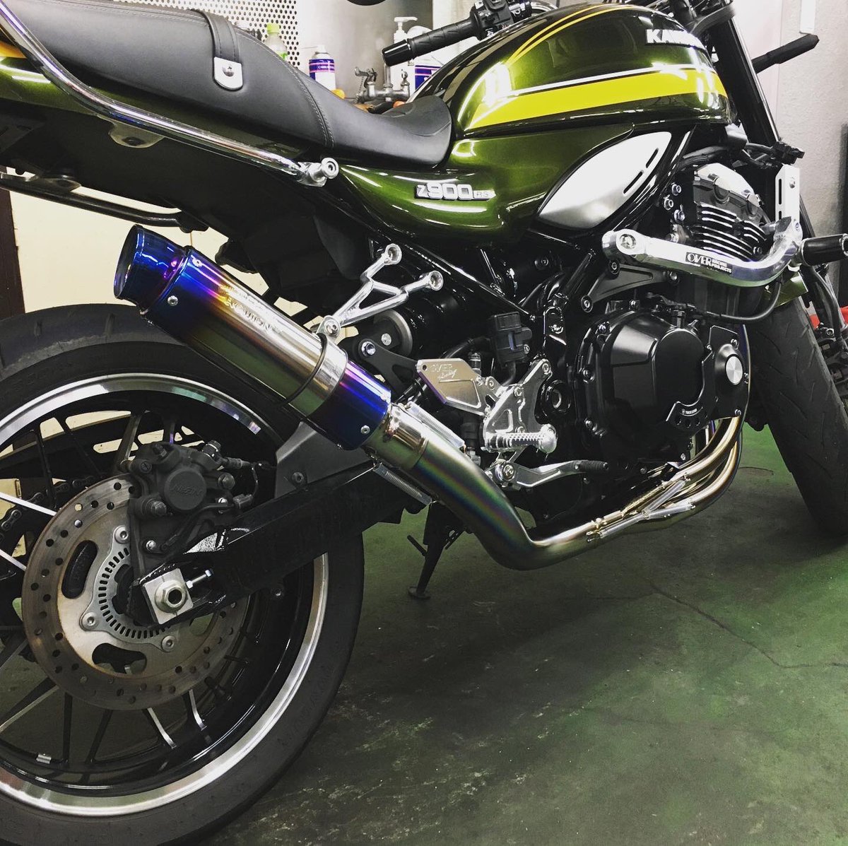 Z900RS マフラー交換✨ オオニシヒートマジック✨ #kawasaki #z900rs