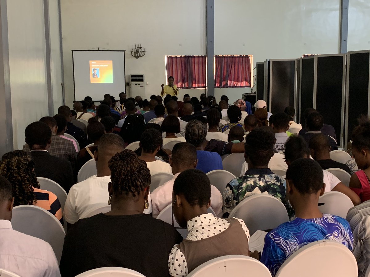 farim's tweet image. Attending the @ngBritish #StudyFair in Ibadan. Impressed by the turnout. Great to see so many young people keen to further their education. Was great to speak with Kola from @durham_uni and also see so many other British universities here.