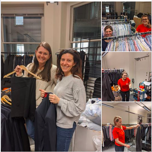 JrLeagueLondon's tweet photo. #GivingBack during All Service Week at Suited and Booted! 

#JrLeagueLondon #Happy35thJLL #ThisJLLCan #London #Community #voluntarism #Leadership #volunteer #civicleaders https://t.co/NCDJSa0Gbk