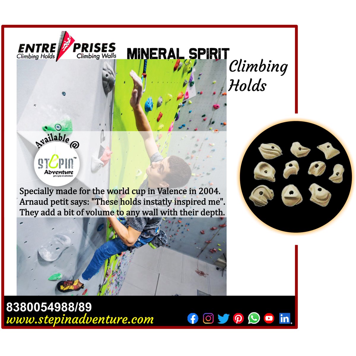 Full gallery of #cool #holds and #moves Check Out Here
bit.ly/2SsSi3R
#boulderinglife #bouldergym #gymclimbing #routsetter #routeclimbing #routesettingeveryday #climbingvolumes
#newboulders #indoorclimbing 
#ICP #ClimbICP #makeyourmove #ICPmakeyourmove 
#climbingisfun
