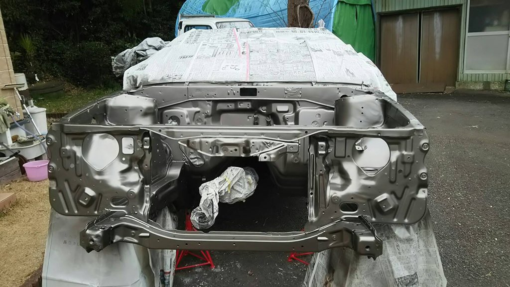 エンジンルーム塗装 エンジンルーム塗装