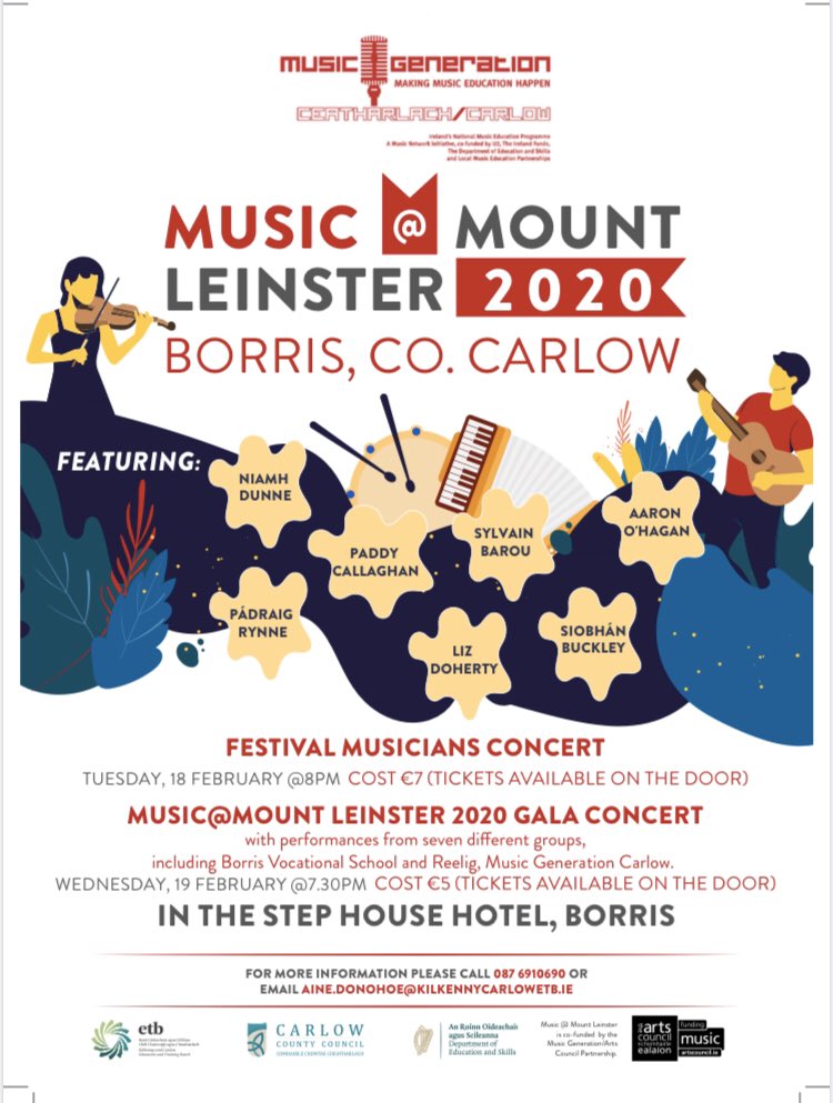 MusicGenerationClare (@musicgenclare) on Twitter photo Our colleagues in <a href="/mus_gen/">Music Generation Ireland</a> Carlow have a fantastic event next week featuring a performance from our very own <a href="/padraigrynne/">PĆ”draig Rynne</a> ! If youāre over that side of the country, head on down! Our colleagues in <a href="/mus_gen/">Music Generation Ireland</a> Carlow have a fantastic event next week featuring a performance from our very own <a href="/padraigrynne/">PĆ”draig Rynne</a> ! If youāre over that side of the country, head on down!