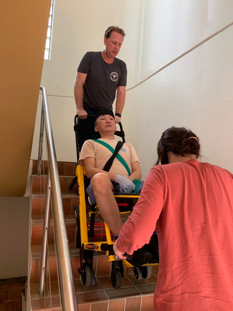 DuncanMcConnel1's tweet photo. Some ACLS professional development with our Mongolian Delegation today with Health, Military and NEMA all part of the action. How’s that for Inter-Agency collaboration. Some great take home ideas on training and future developments in EMS. #roadsidetonationwide #emsdevelopment https://t.co/W5uYx7Iooj