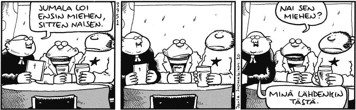 🇺🇦🇫🇮Maaninka🇺🇦🇫🇮 on X: "#fingerpori #nainen #mies #kuullunymmärtäminen #historia #ymmärrys #uskonto #jumala....... https://t.co/AVHqHUndAE" / X