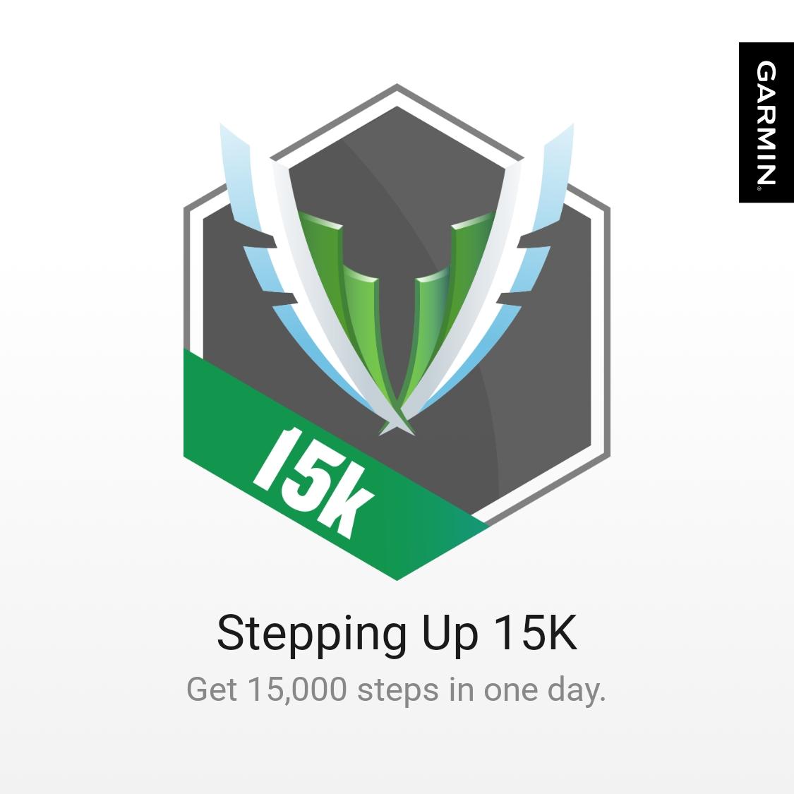 JBvanZyl's tweet photo. I earned a badge on Garmin Connect. #garmin #beatyesterday https://t.co/K7gZZq3ffL