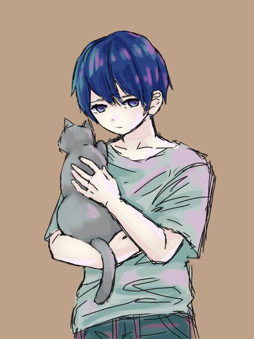 猫好き男子のtwitterイラスト検索結果