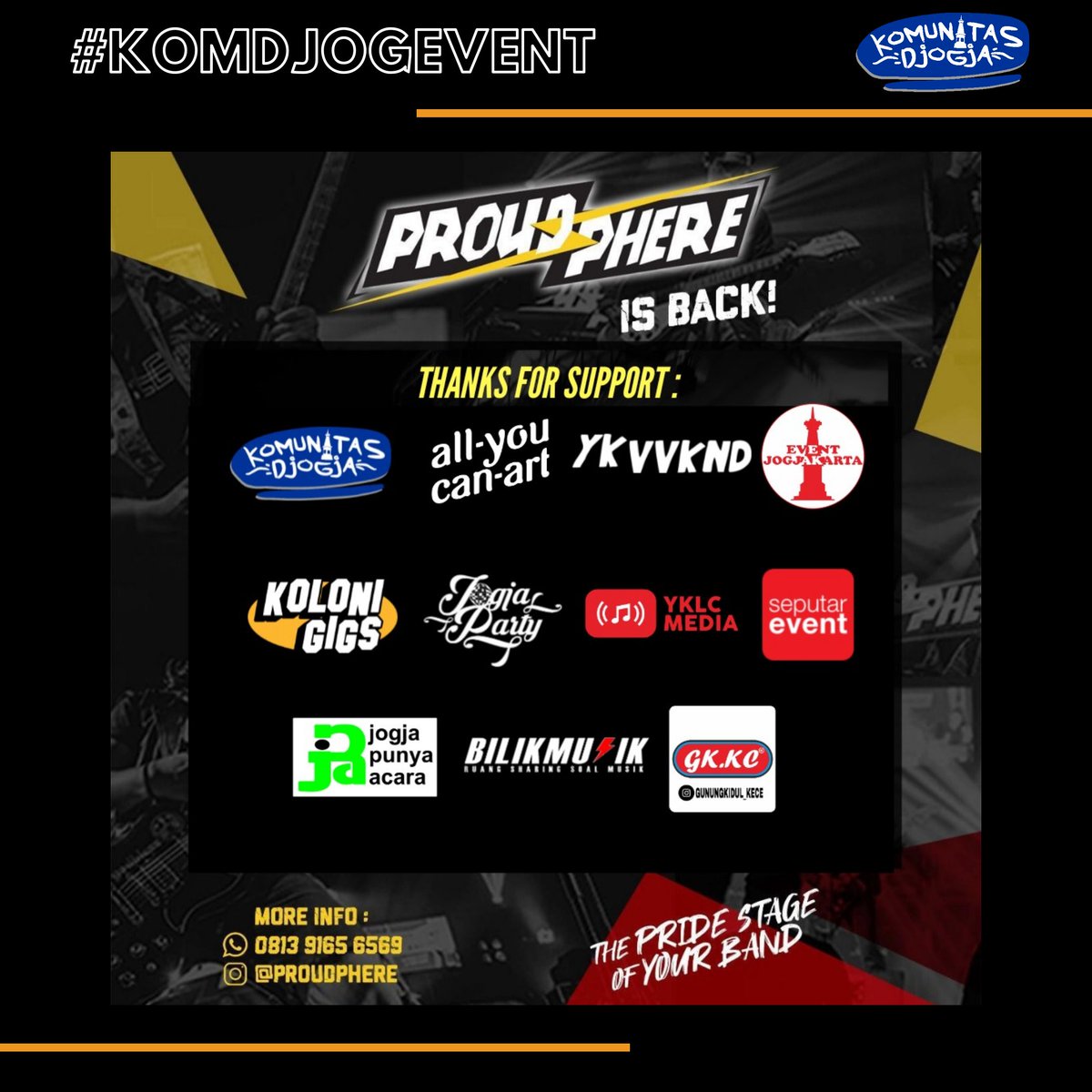 Sedang berlangsung di Layar Tancap. Gas mancap! Proudphere is Back! #proudphere #supermusic