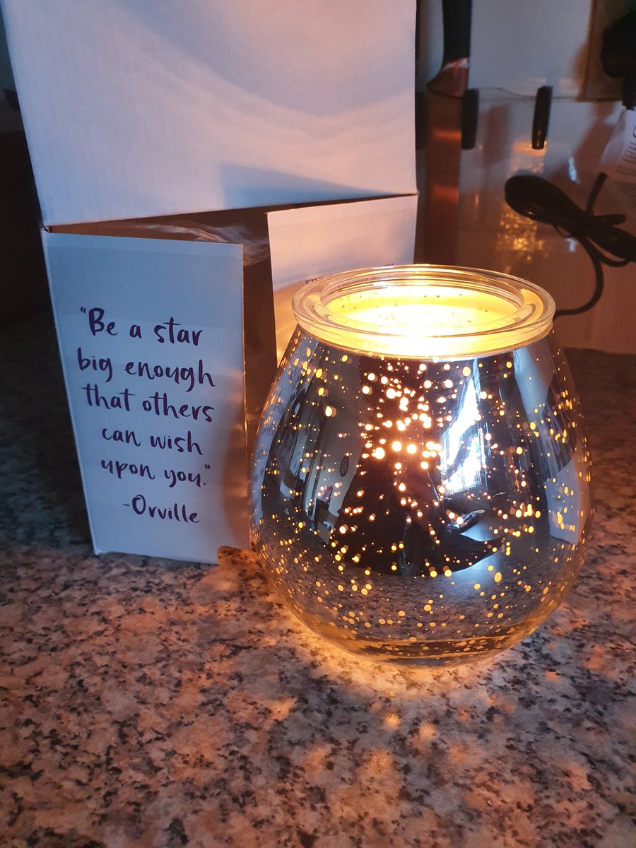 'Be a star big enough that others can wish upon you' @orville @scentsy @mercuryglass