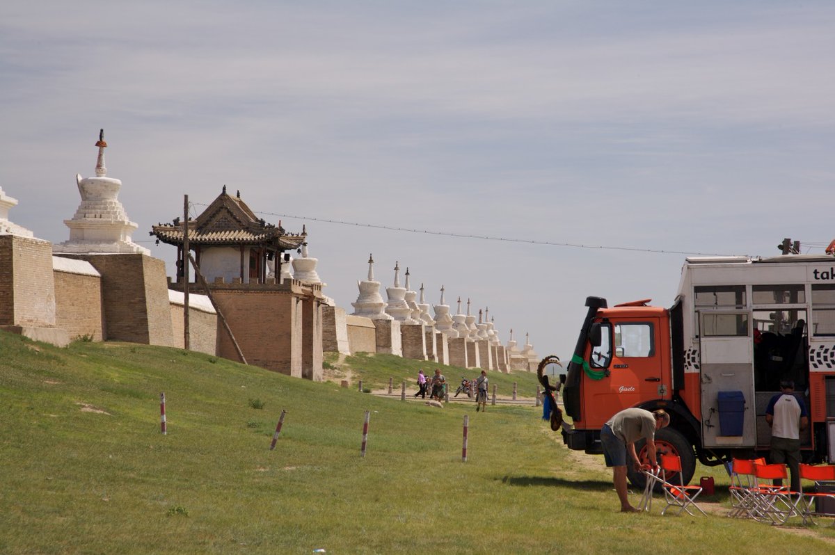 Erdene Zuu, established in 1586, is the oldest surviving Buddhist monastery in Mongolia. Its name translates as 'Hundred Treasures', and at its peak it had somewhere between 60 and 100 temples and up to 1,000 monks in residence.
#Dragoman #Overland #mongolia #visitmongolia