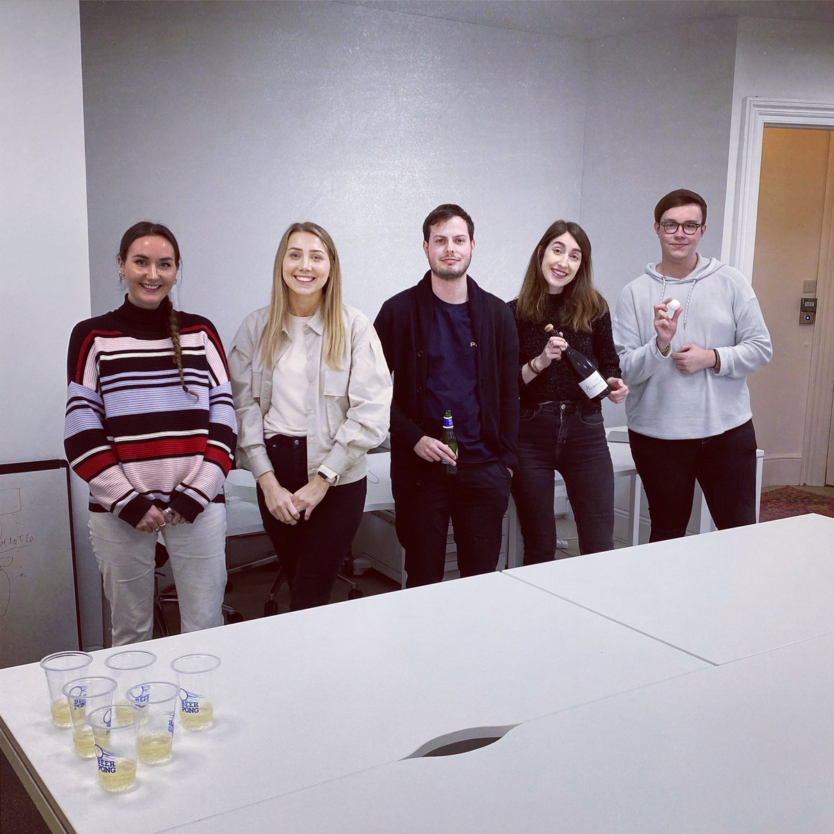 CameronHodder's tweet image. We kicked off the inaugural Prosecco Pong Championships (the best kind of PPC!) at @dirtymartiniexe yesterday! #prosecco #friyay #exeter #devon