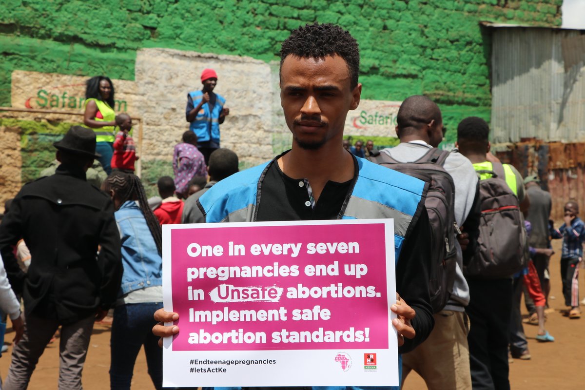 DID YOU KNOW that one in every seven pregnancies end up in UNSAFE abortions? Making abortions illegal does not reduce abortions; it only makes them dangerous. Make abortion safe! 

#LetsActKe
#EndTeenagePregnacies