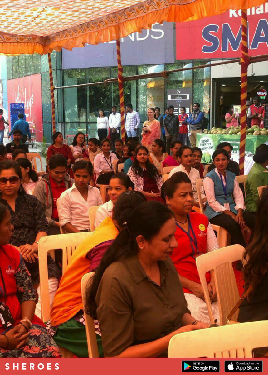 sheroes's tweet photo. #Healthtech entrepreneur &amp; doctor  @drreshmasagari shares a difficult story - loss a child alongside her entrepreneur journey. "Believe in yourself and soon you will achieve results" 👏  #SheMeetsXRelianceSMART https://t.co/rJw8OzyWbn