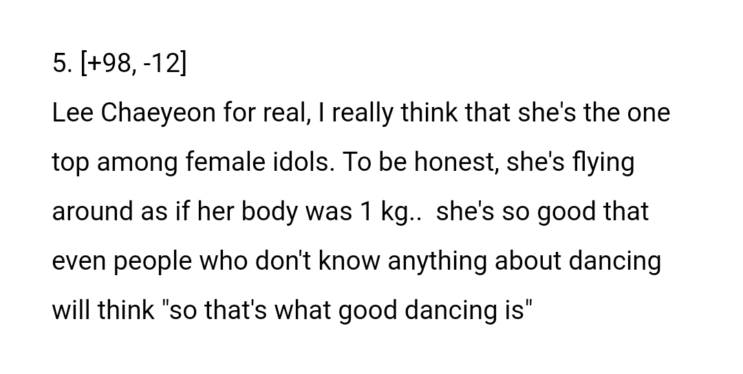 IzoneCybear's tweet photo. Loves this comment about Chaeyeon ♥️

"She's flying around as if her body was 1 kg 😳"

#Dear_이채연 https://t.co/yV8KiMWZqc