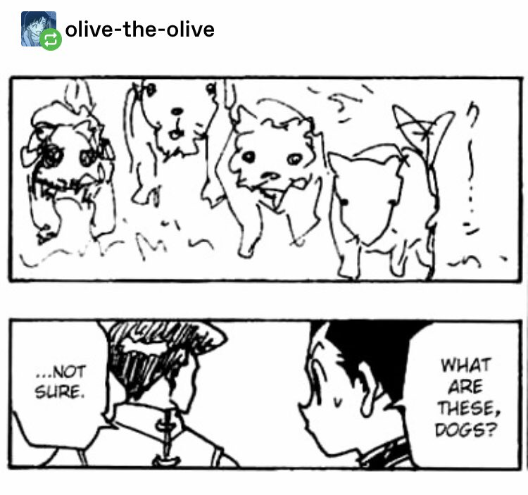 181. i love how there’s a hxh panel for almost every tumblr shit post