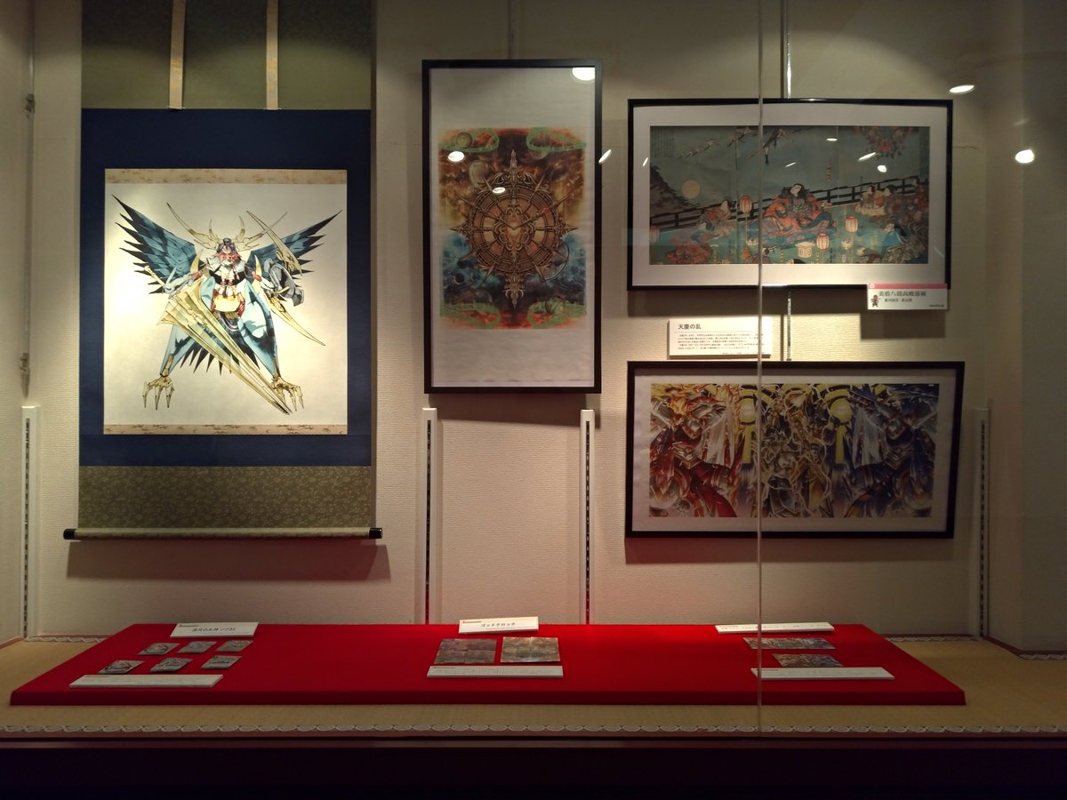 バディファイト 「雷神 ボルテック・ラー」のイラストを和紙で印刷した