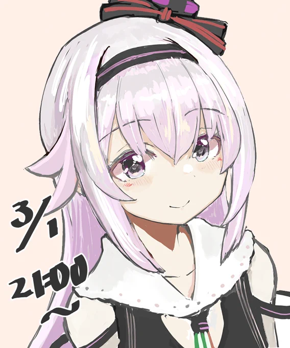 #カルロピノ
3月1日(日)のピノ様の生配信は「21:00～」です! 