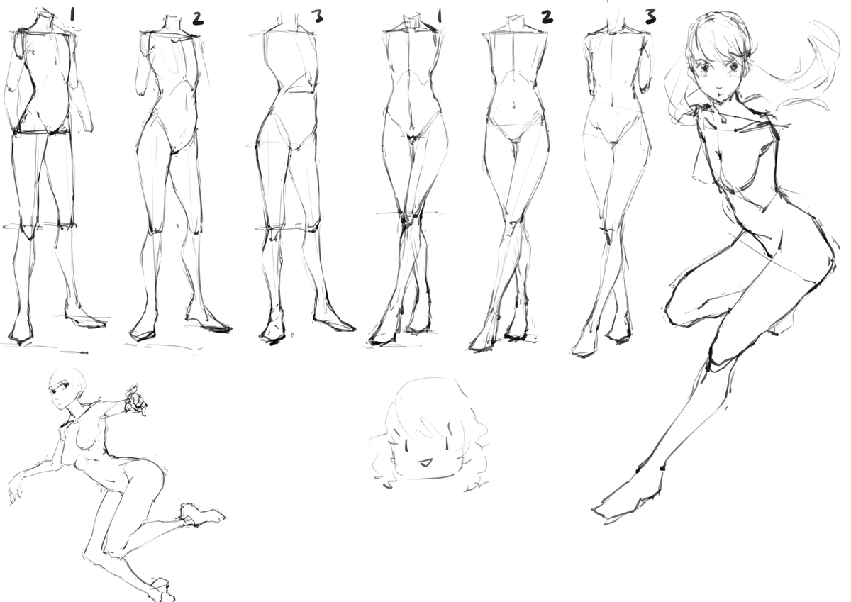 some studies for today. still streaming! 