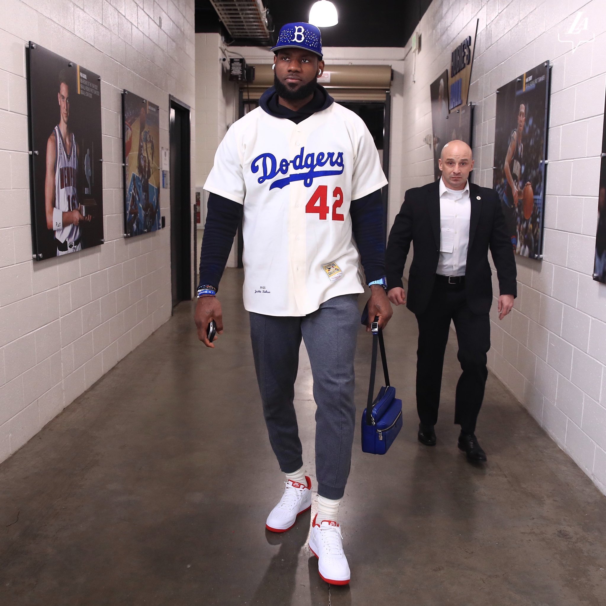 Baseball Bros on X: LeBron rocking the Jackie Robinson jersey