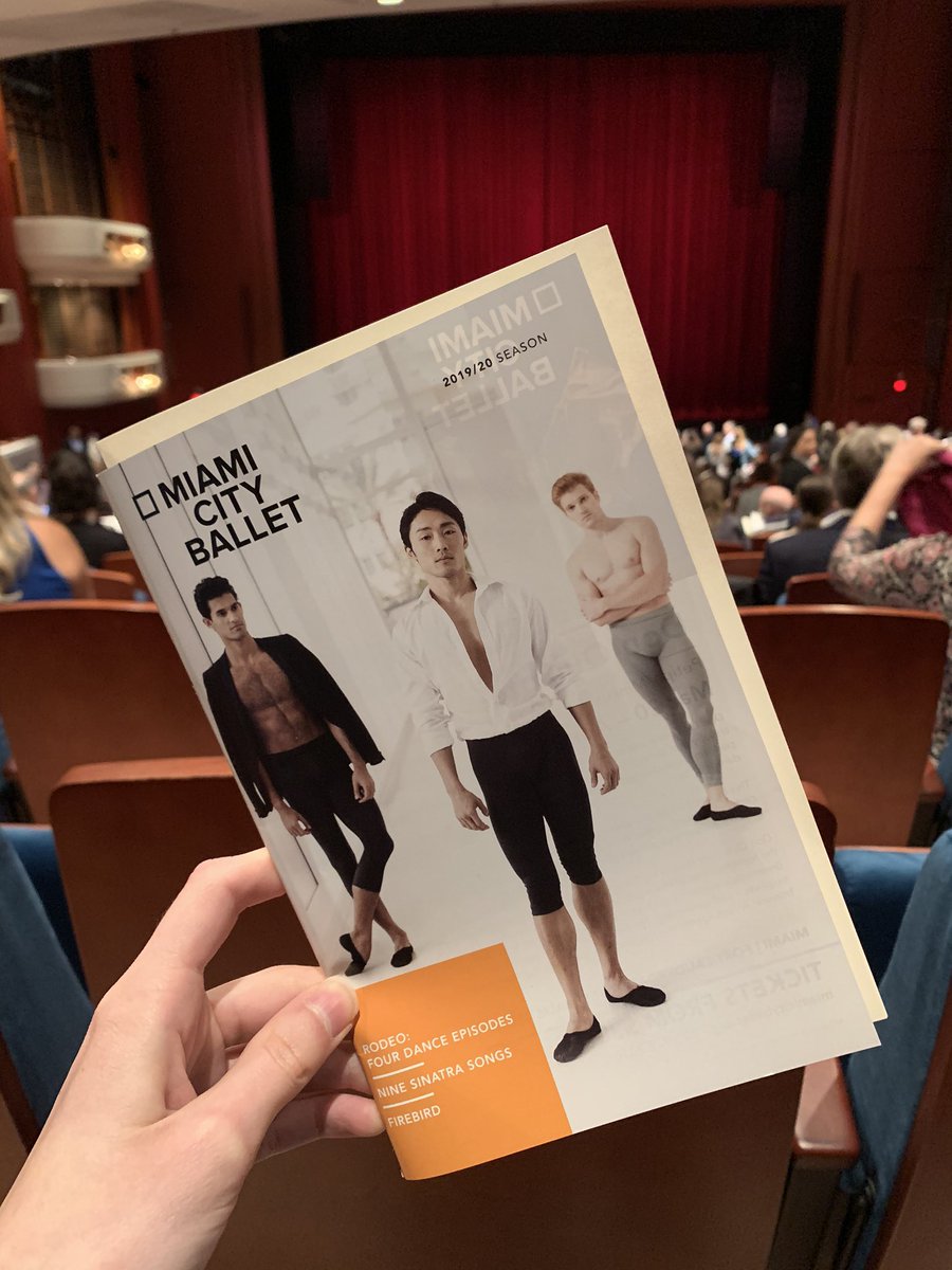 So excited to see Miami City Ballet’s Program Three <a href="/browardcenter/">Broward Center</a> #bcpata #browardcenter