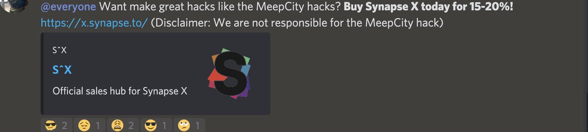 Ruben On Twitter The Roblox Discord Is Flooding With Claims - roblox meep city hacks admin