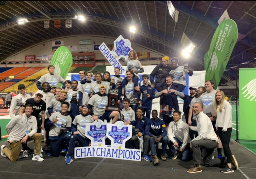 NAU Men are 2020 BIG SKY CHAMPIONS!!! 

#NAUStrong ⚒💪🌲 #BigSkyTF