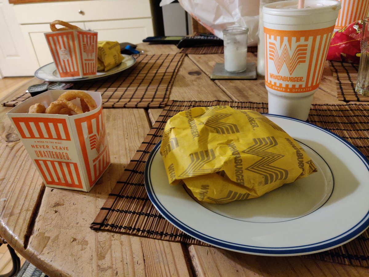 MoonwalkingMJ's tweet photo. Day 5: we arrived at Austin &amp; decided to make a stop at @Eastciders. We played some @NecronomiCards. Afterwards we tried some beers from @F_and_A_Brewing. After a few hours on the road &amp; a few beers we were hungry so we ended the night with @Whataburger. Classic Texas staple. https://t.co/72FYjKPPvt