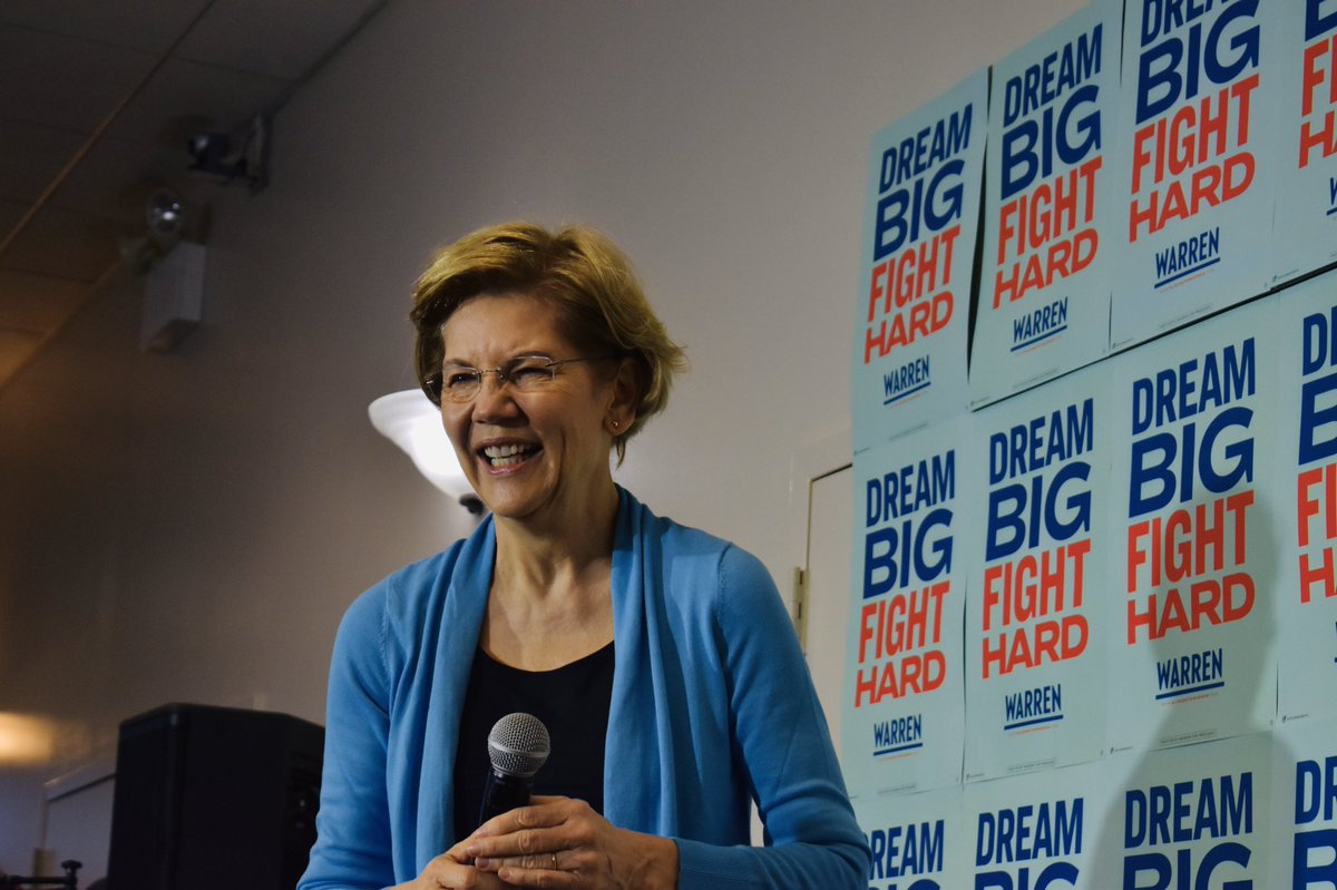 I took this photo this morning. I’m so proud of what we’ve built here <a href="/SCforWarren/">SC for Warren</a> and to work for a compassionate, caring boss like <a href="/ewarren/">Elizabeth Warren</a>. 

Always a #persistingpalmetto 💖